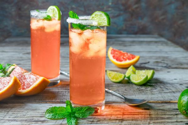 bicchieri di paloma cocktail