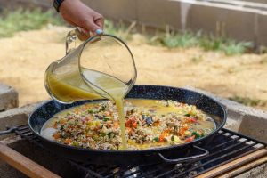fumetto aggiunto alla paella