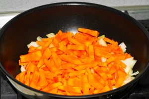 carote in wok