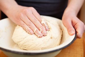pieghe pane fatte nella terrina