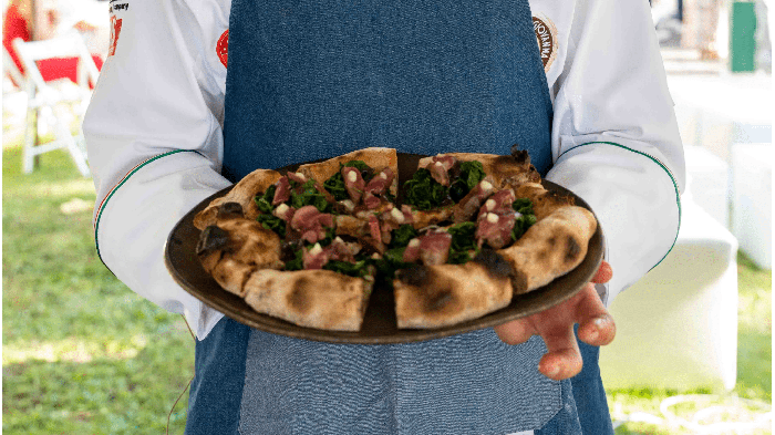 Pizza al piccione per il giovane nuovo Ambassador del Molino Dallagiovanna