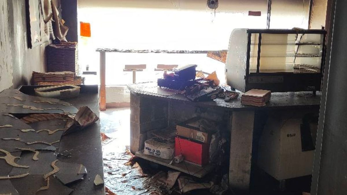 pizzeria incendio