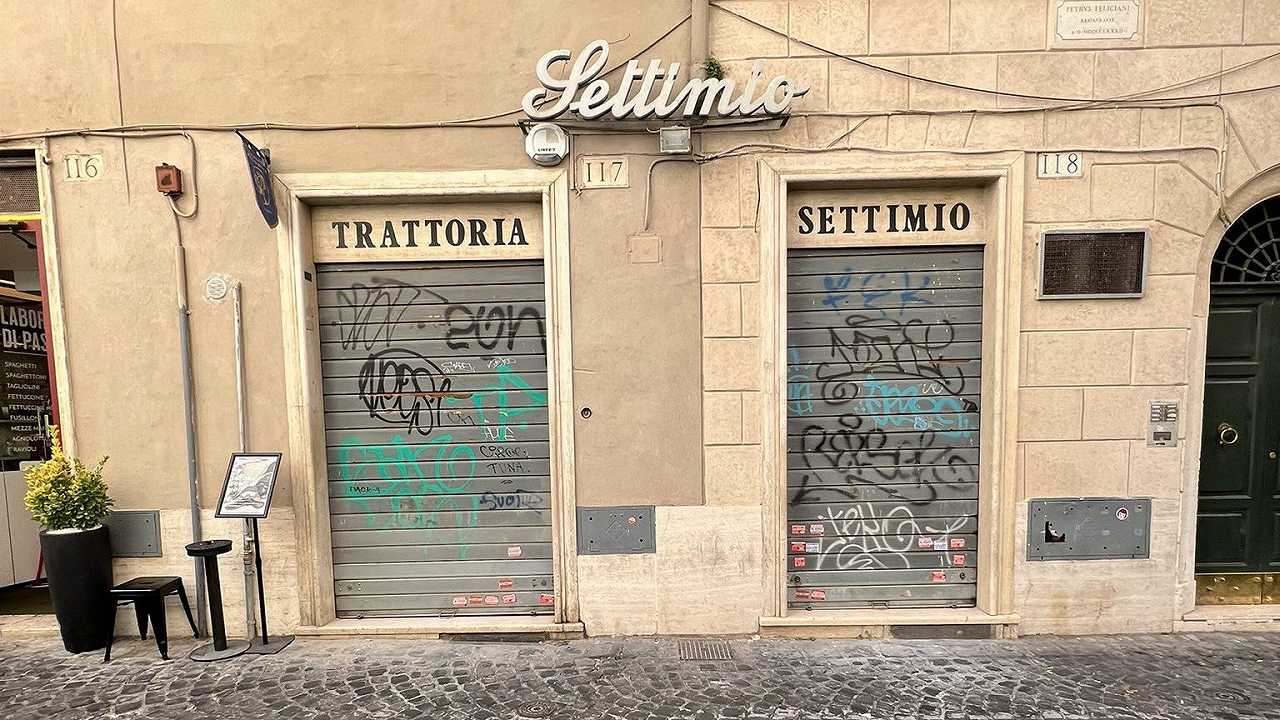Roma, lo storico ristorante Da Settimio cambia gestione dopo oltre 90 anni