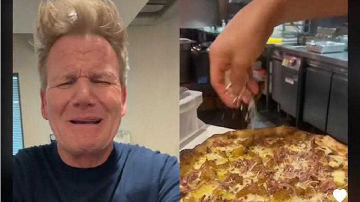 Gordon Ramsay disperato: nel suo ristorante qualcuno prepara la pizza con l’ananas