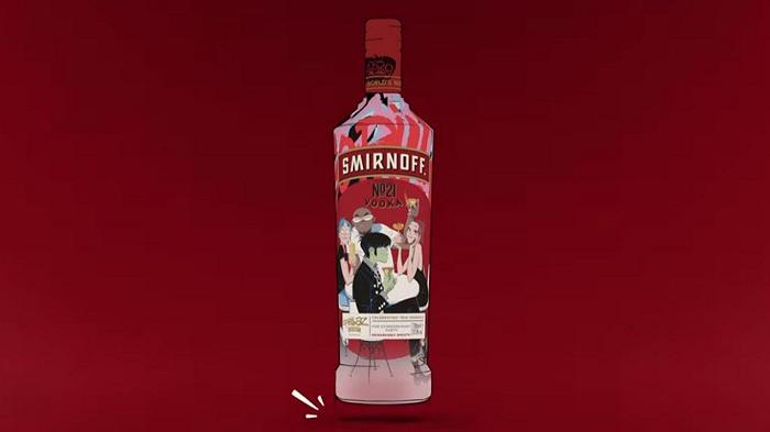 Vodka: Smirnoff annuncia una bottiglia in limited edition con i Gorillaz