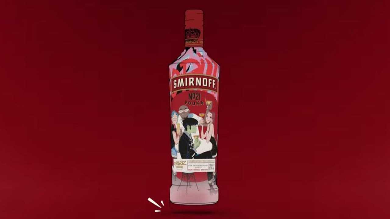 Vodka: Smirnoff annuncia una bottiglia in limited edition con i Gorillaz