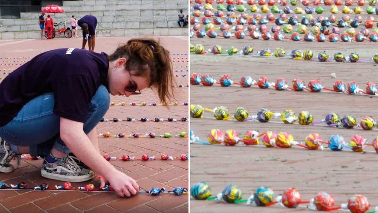 Lecca lecca in fila: il Guinness World Record va a una società di soccorso con oltre 11 mila