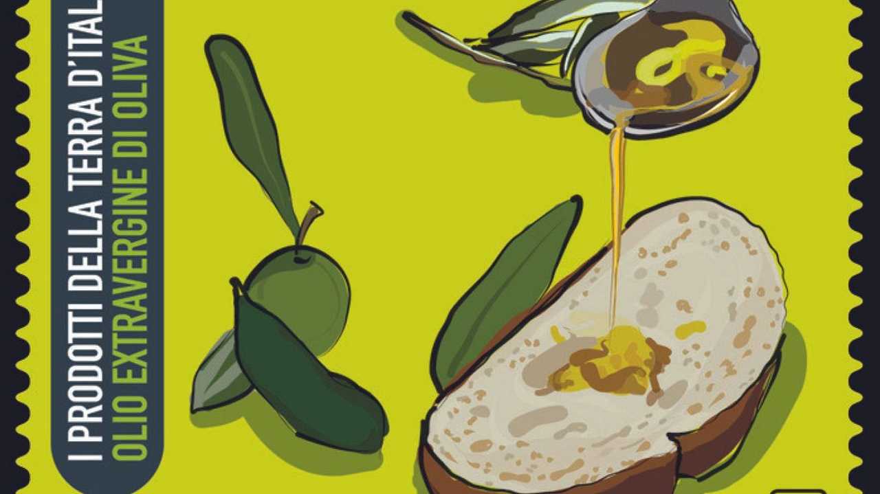 Olio extravergine d’oliva, realizzato un francobollo dedicato al mondo olivicolo