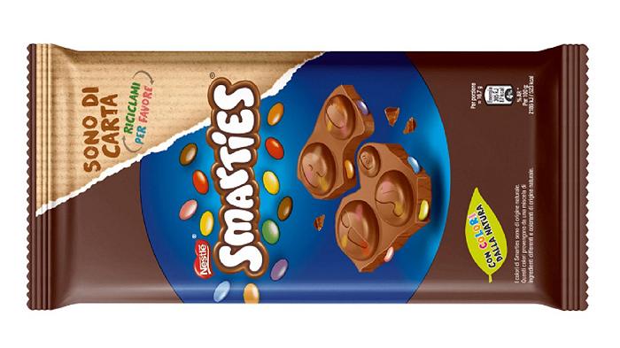 Smarties si lancia nel mondo delle tavolette di cioccolato