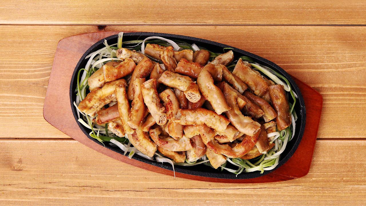 Trippa fritta con una pastella al limone