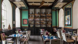 Una sala del ristorante Adelaide all'Hotel Vilòn di Roma