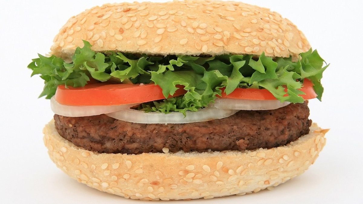 Hamburger di carne finta