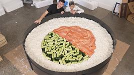 Sushi: preparano il rotolo più grande del mondo, è Guinness World Record