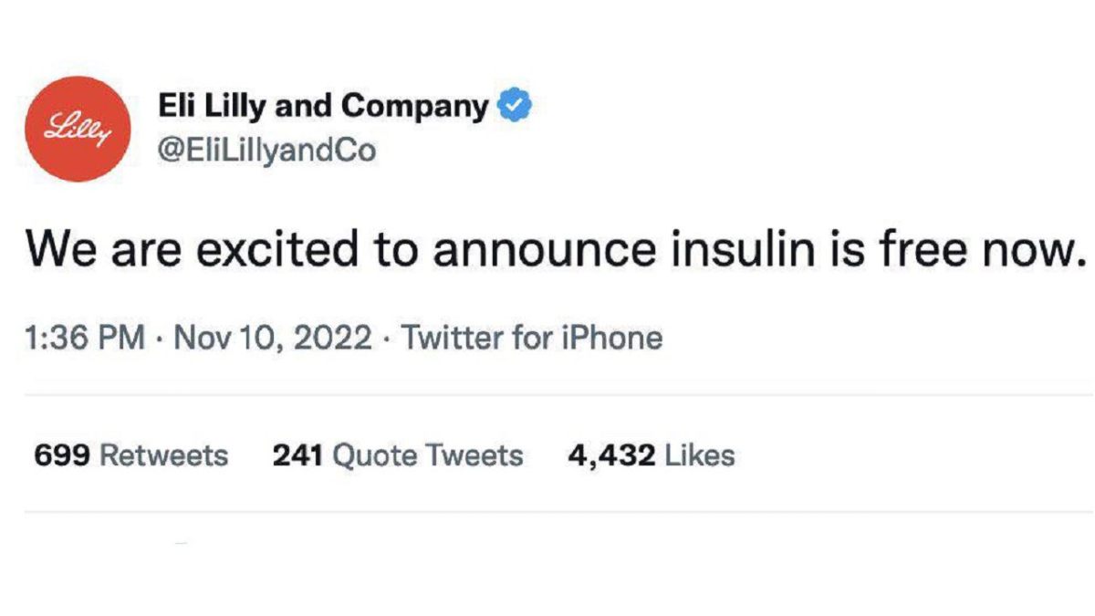 Twitter, insulina