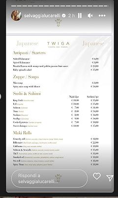 twiga menu