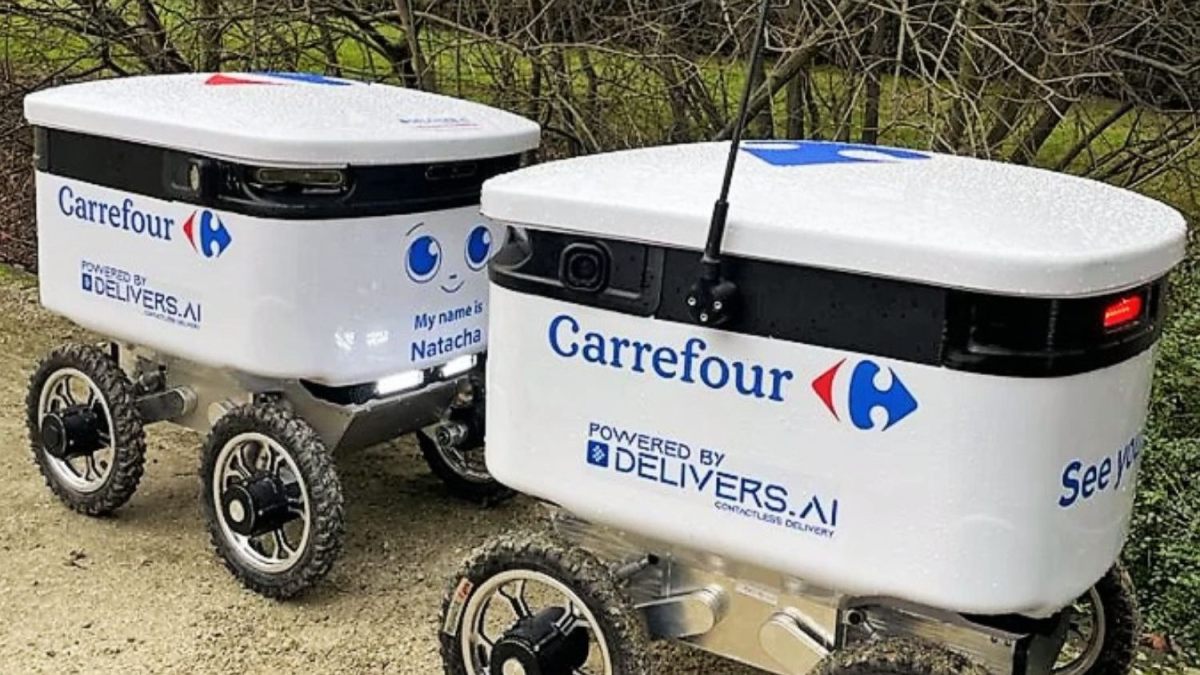 carrefour robot delivery