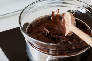 cioccolato fuso a bagnomaria