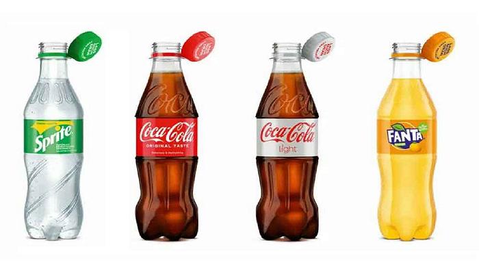 Coca Cola espande i tethered caps, i tappi uniti alla bottiglia, a tutti i suoi marchi