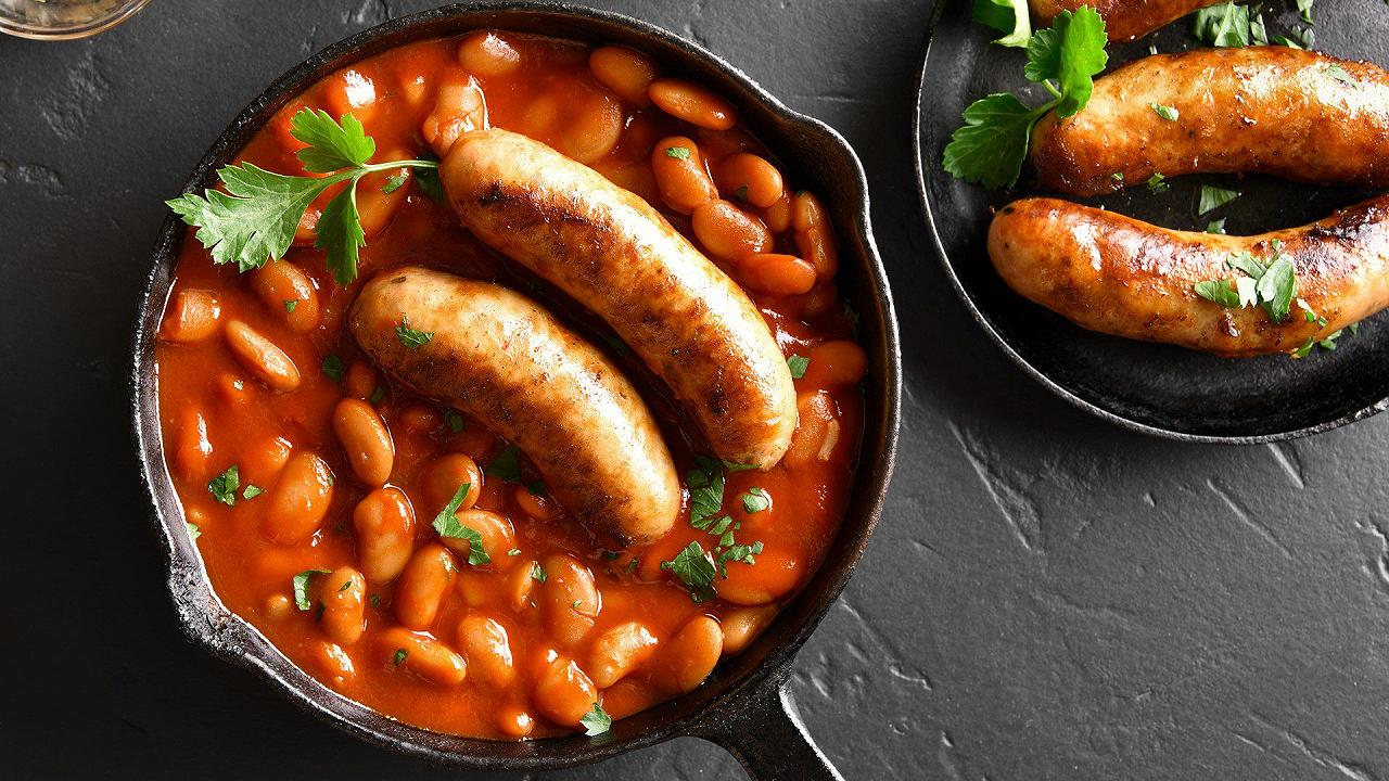 Fagioli all’uccelletto con salsiccia