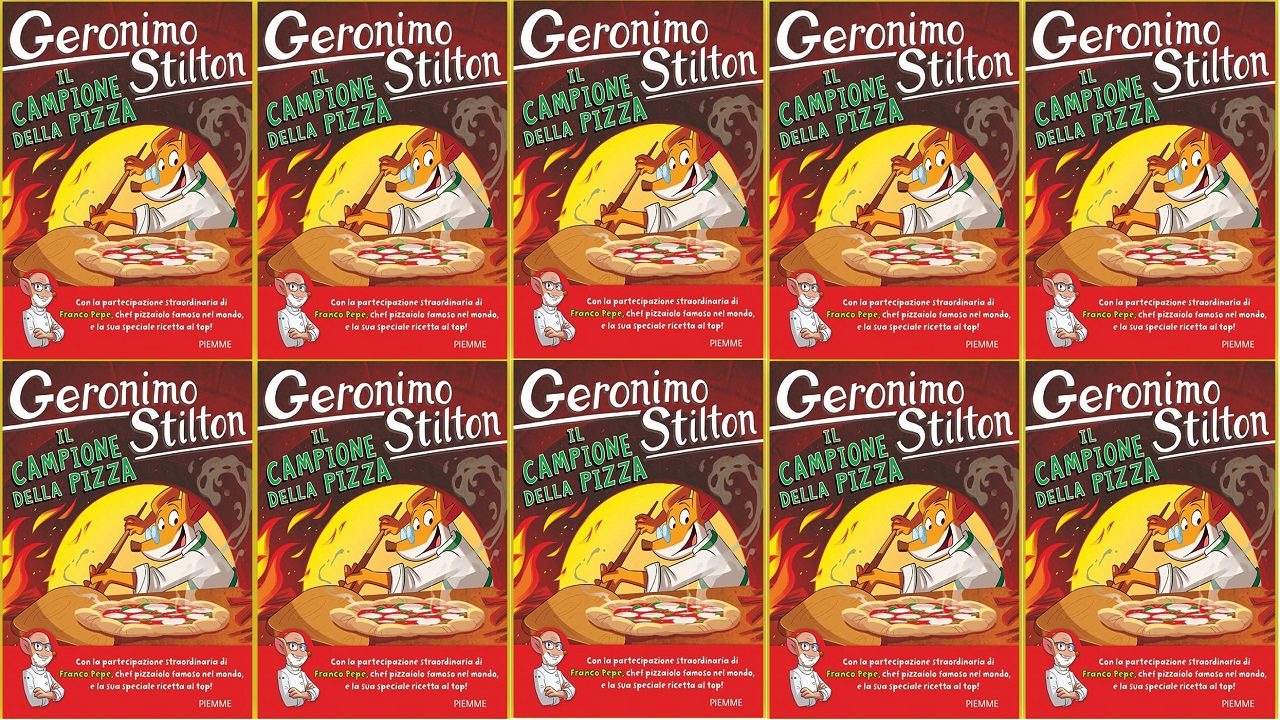 Franco Pepe diventa il pizzaiolo Ciccio Pepe nei libri di Geronimo Stilton