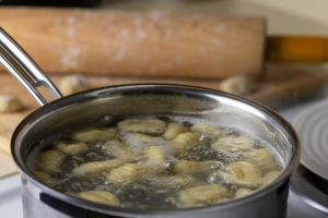 gnocchi che bollono