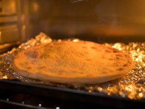 pinsa romana a cuocere in bianco nel forno