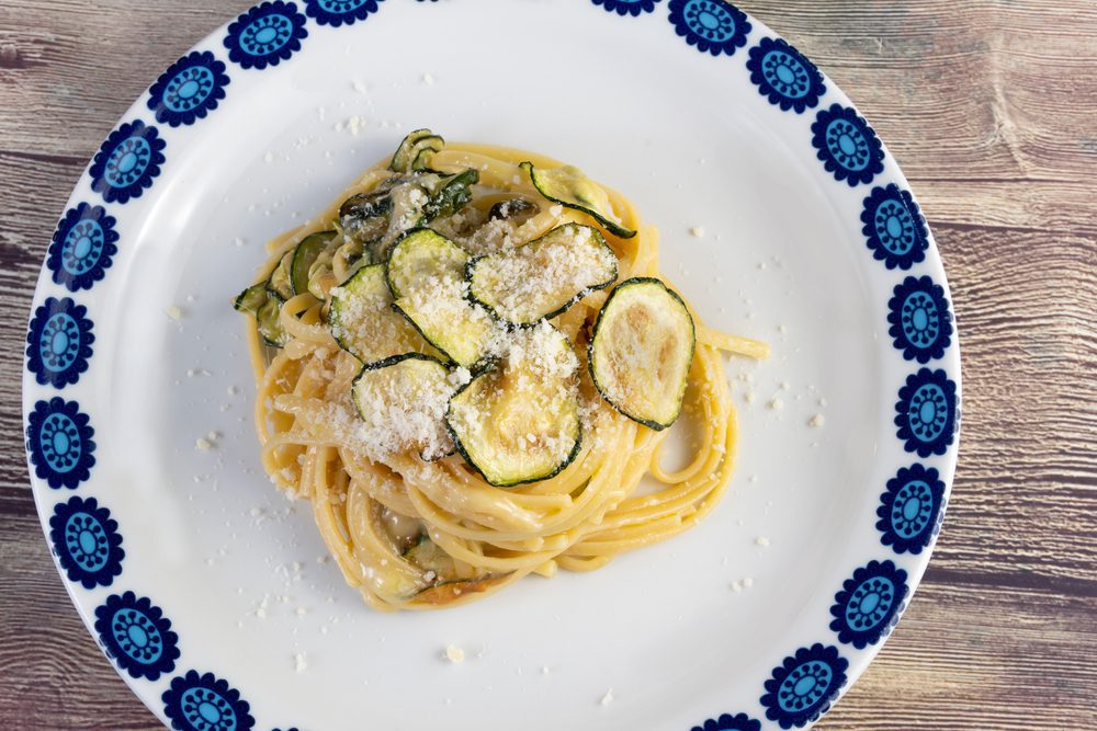 Spaghetto alla Nerano Ho risottato all'ultimo la pasta e il risultato