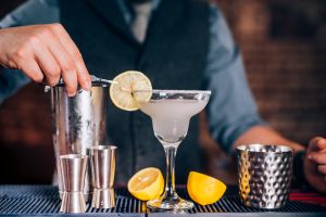 bicchiere del daiquiri decorato con il lime
