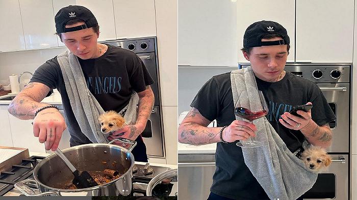 Brooklyn Beckham: il tappo di sughero per cucinare il ragù non convince gli chef