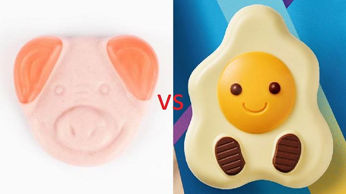 Waitrose e M&S, guerra fra uova di Pasqua alternative: “maiali pasquali” vs uovo all’occhio di bue