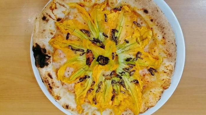 Pizza con i grilli tostati, la prima in Italia è di un locale di Trieste