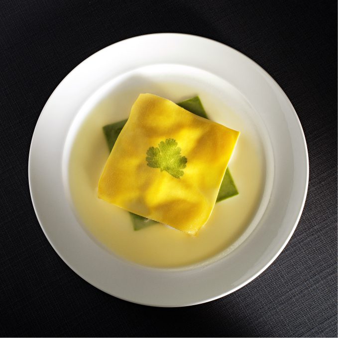 Raviolo aperto Marchesi
