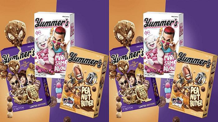 Sfera Ebbasta, Guè e Anna Pepe lanciano i cereali Cookies & Cream insieme a Yummer’s