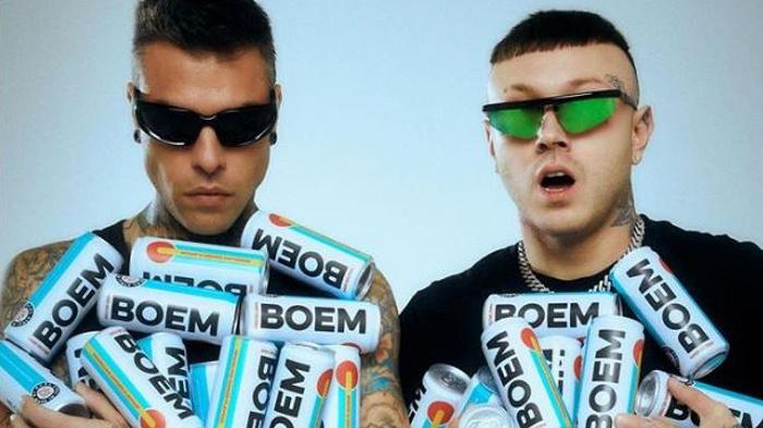 Fedez e Lazza lanciano l’hard seltzer Boem