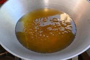 olio per friggere