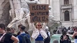“Niente cappuccino dopo mezzogiorno”: l’appello nel centro di Roma diventa virale