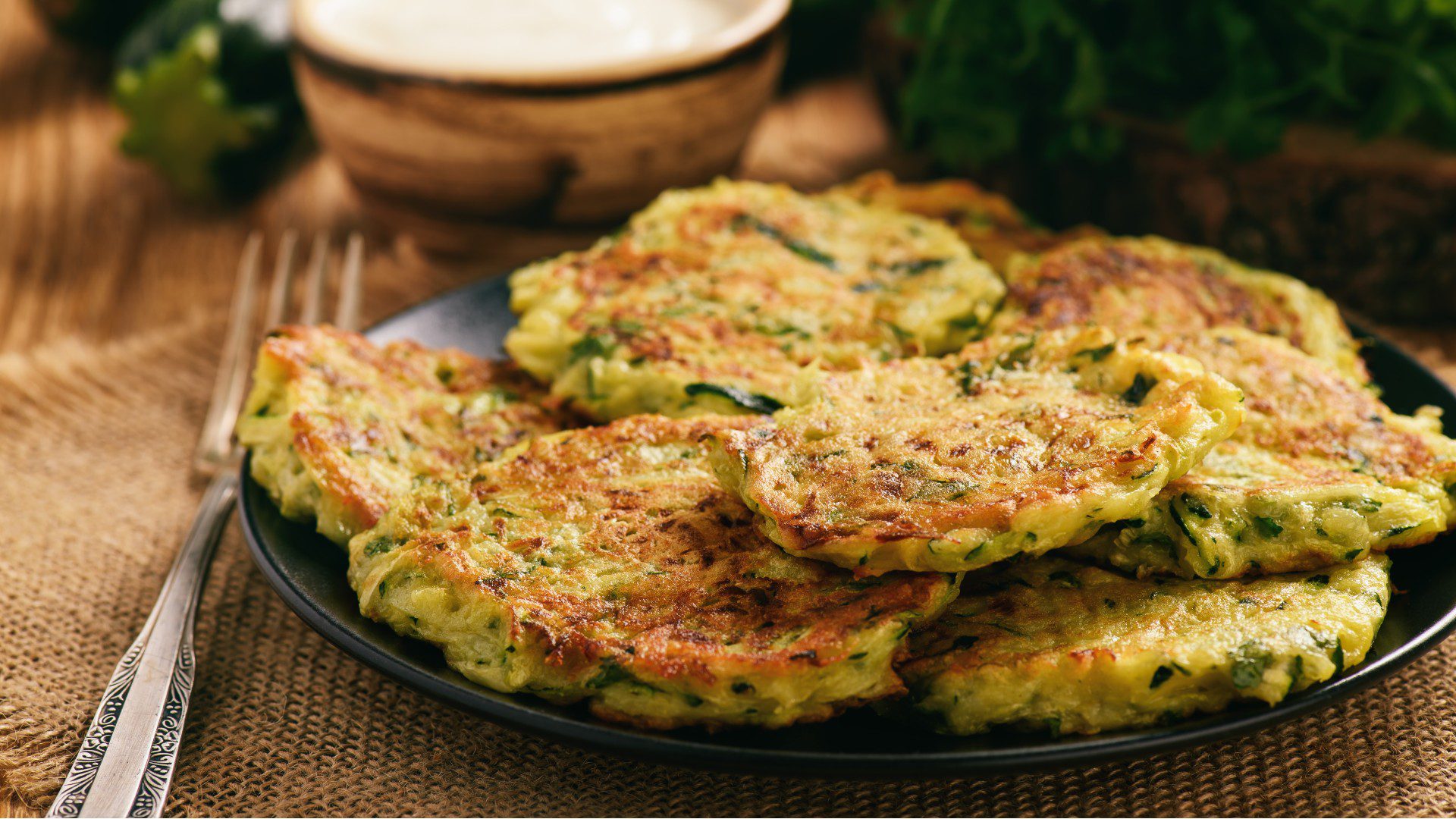 Frittelle di verdure al forno con farina di ceci