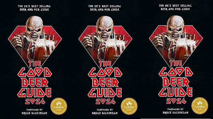 Bruce Dickinson degli Iron Maiden firma la copertina della nuova The Good Beer Guide