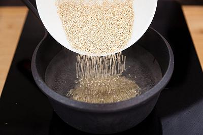 Cuocete la quinoa