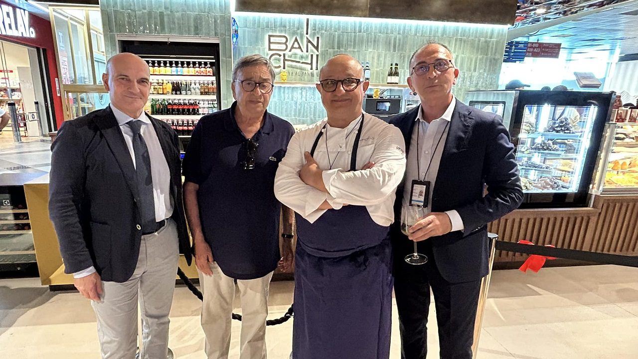 Chef Ciccio Sultano apre il ristorante I Banchi nell’aeroporto di Palermo