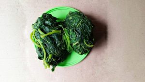 cicoria bollita e strizzata