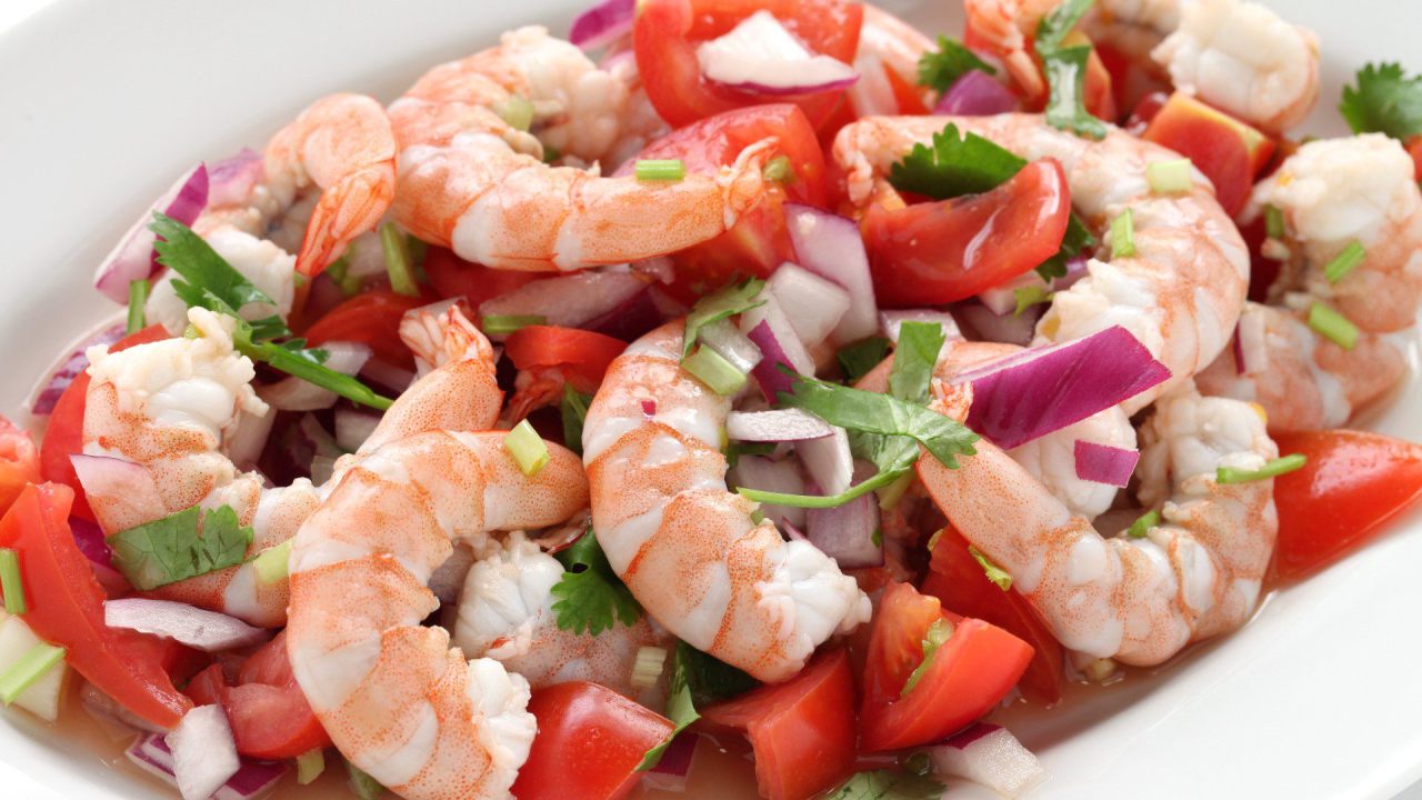 gamberi e scampi alla catalana
