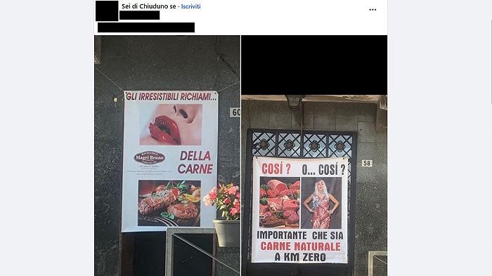 Macellaio paragona le donne a pezzi di carne per farsi pubblicità: ora è accusato di sessismo