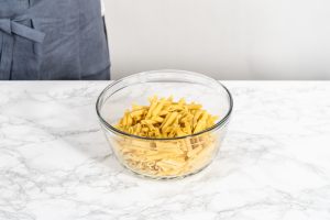 pasta cotta in una ciotola