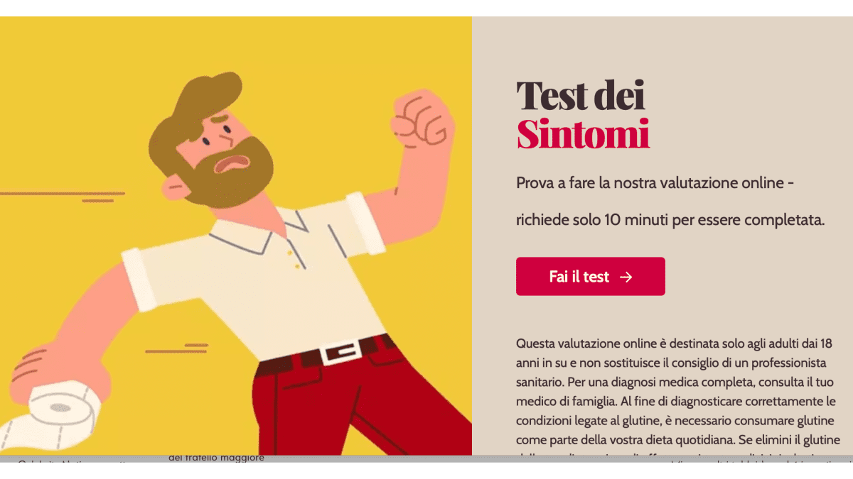 test celiachia