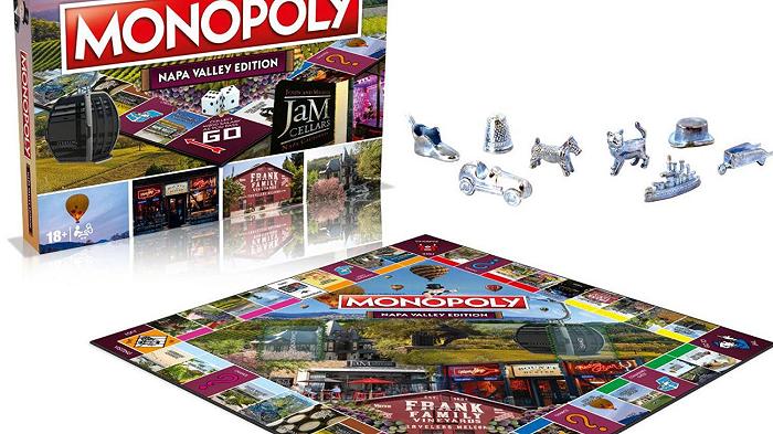 Monopoly lancia la Napa Valley Edition, per diventare magnati nel mondo del vino