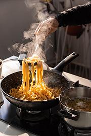 Risottate la pasta nella salsa