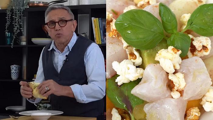 Bruno Barbieri non convince con le sue ricette sudamericane: pop corn nel ceviche?