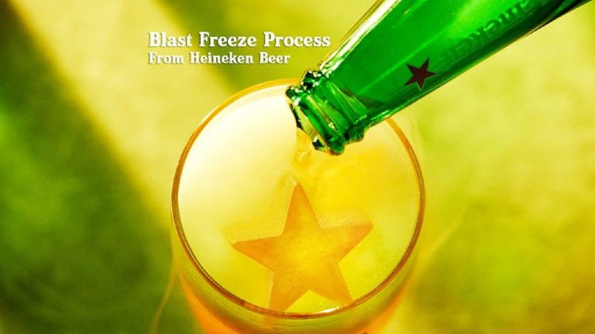 heineken cubetti ghiaccio