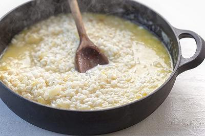 Cuocete il risotto